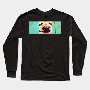 Pug cute dog Long Sleeve T-Shirt